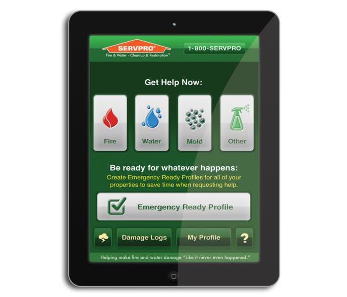 An ipad with the ERP application